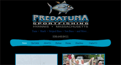 Desktop Screenshot of predatunasportfishing.com